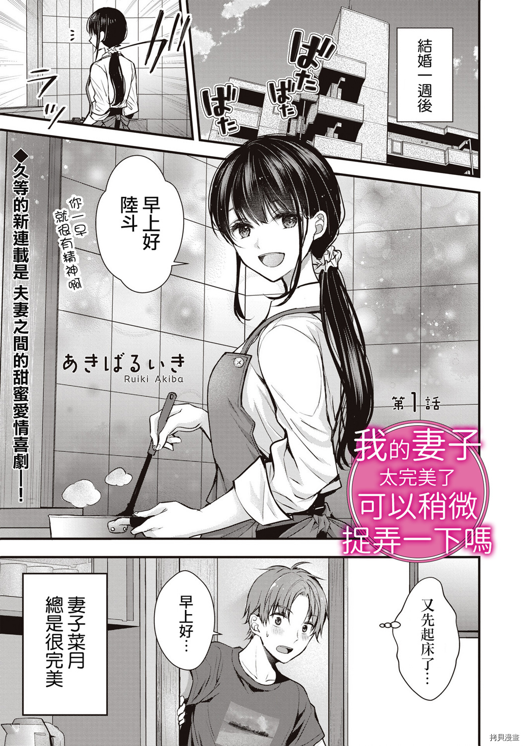 我的妻子太完美了可以稍微捉弄一下吗第01话在线观看 - 第1张
