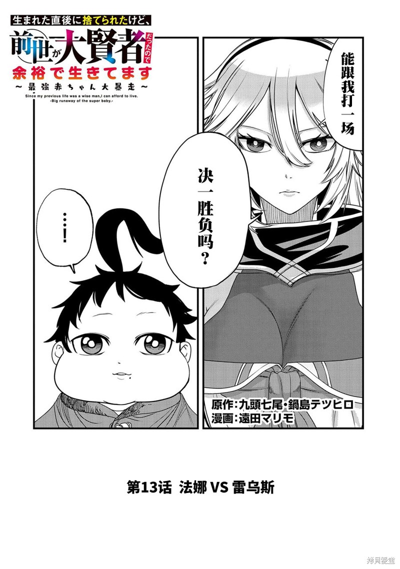 虽然刚出生就被抛弃了，可毕竟前世是大贤者，就淡定地活下去吧第13话在线观看 - 第2张