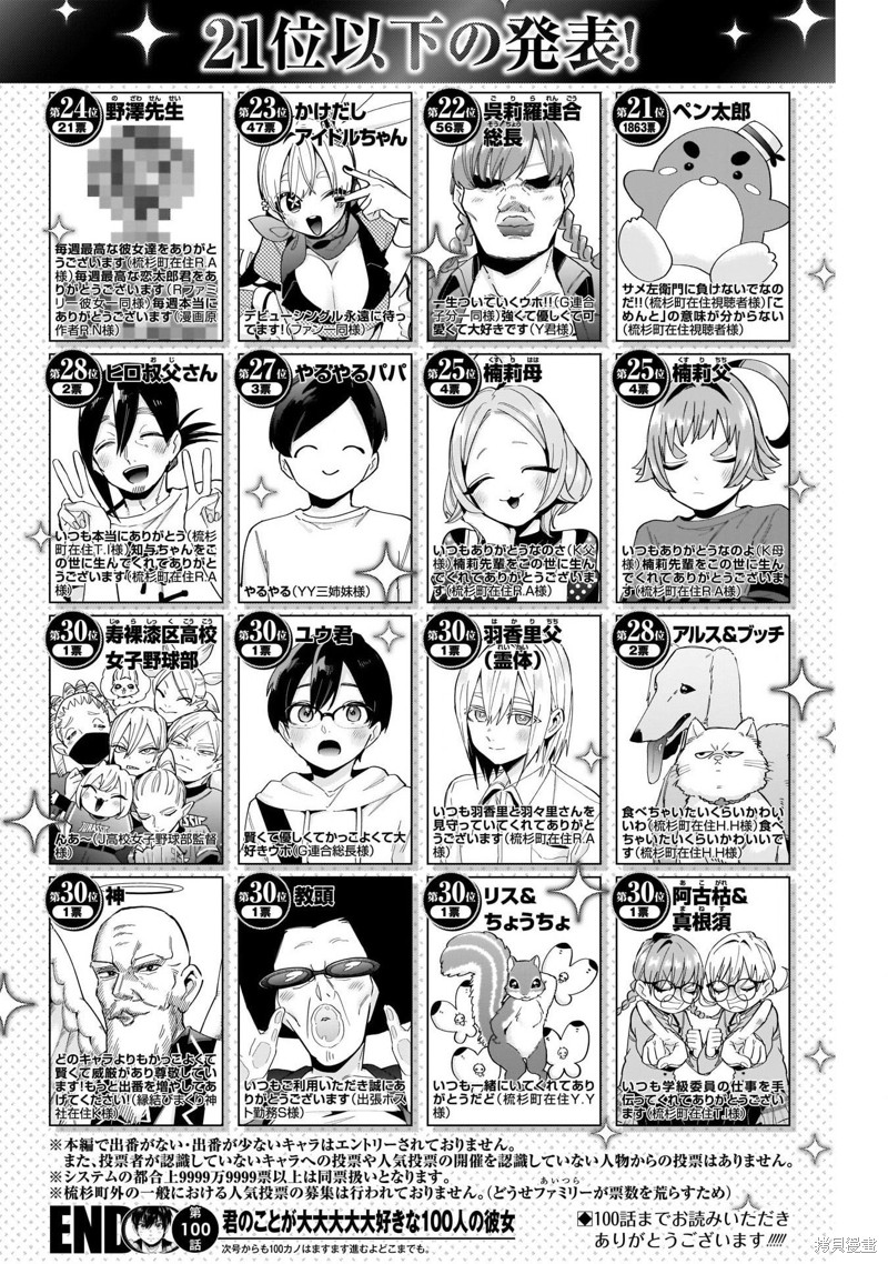 超超超超喜欢你的一百个女孩子第100话在线观看 - 第21张