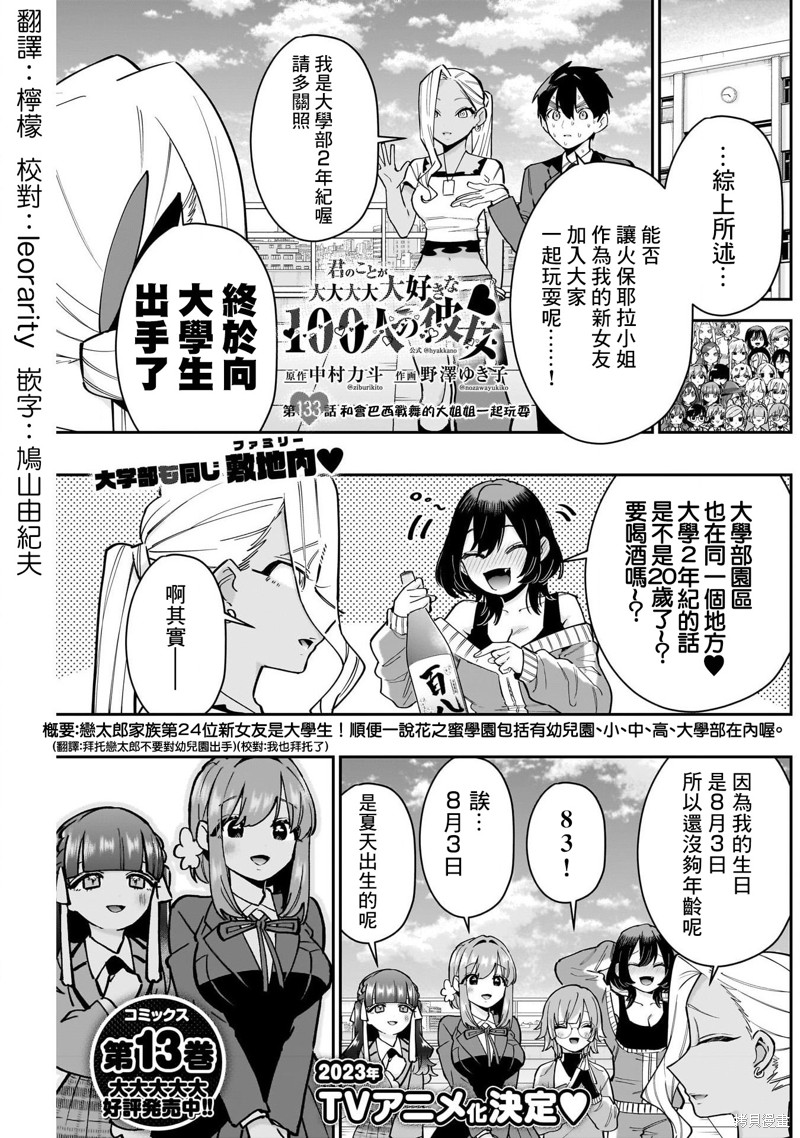 超超超超喜欢你的一百个女孩子第133话在线观看 - 第1张
