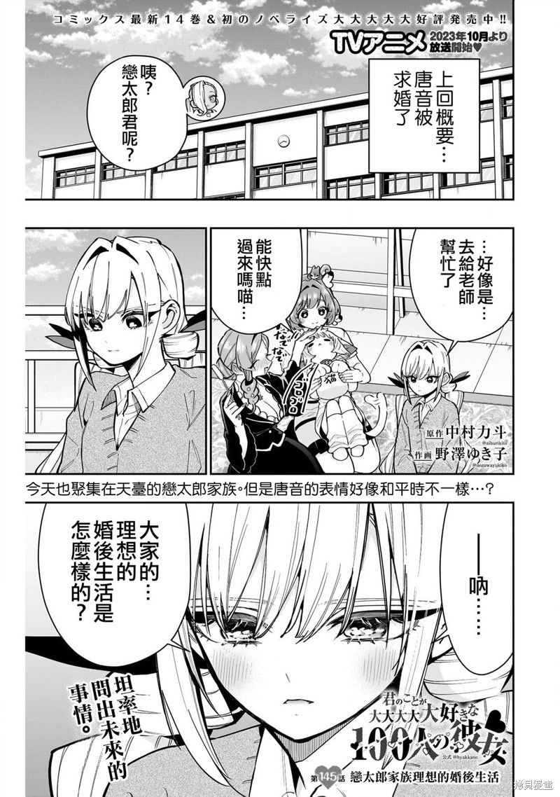 超超超超喜欢你的一百个女孩子第145话在线观看 - 第1张