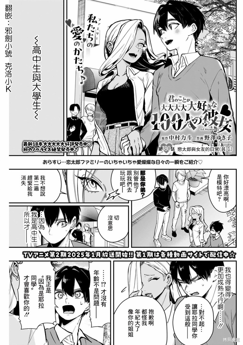 超超超超喜欢你的一百个女孩子第180话在线观看 - 第1张