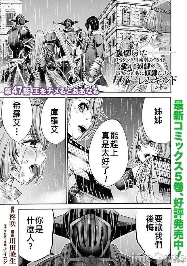 作为被背叛了的S级冒险者的我、决定成立一个只有我所爱的奴隶女孩子们的后宫公会第47话在线观看 - 第1张
