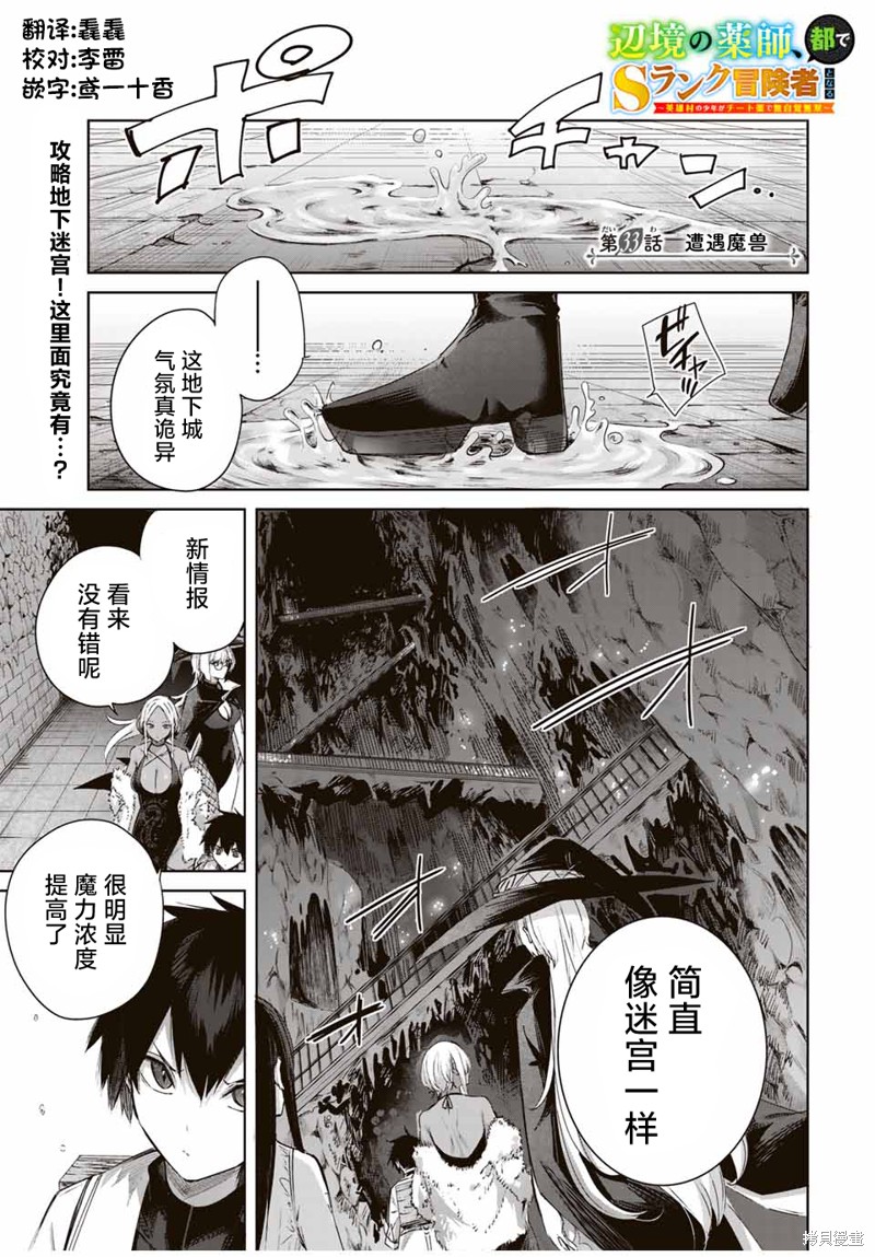 边境药师，在都会成为S级冒险者~英雄村的少年凭开挂药不自觉无双~第33话在线观看 - 第1张