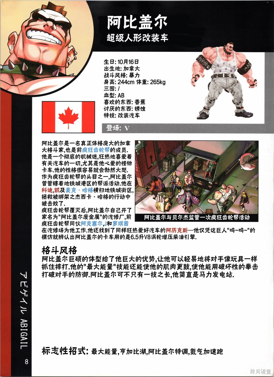 街头霸王 特刊合集人物谱1在线观看 - 第9张