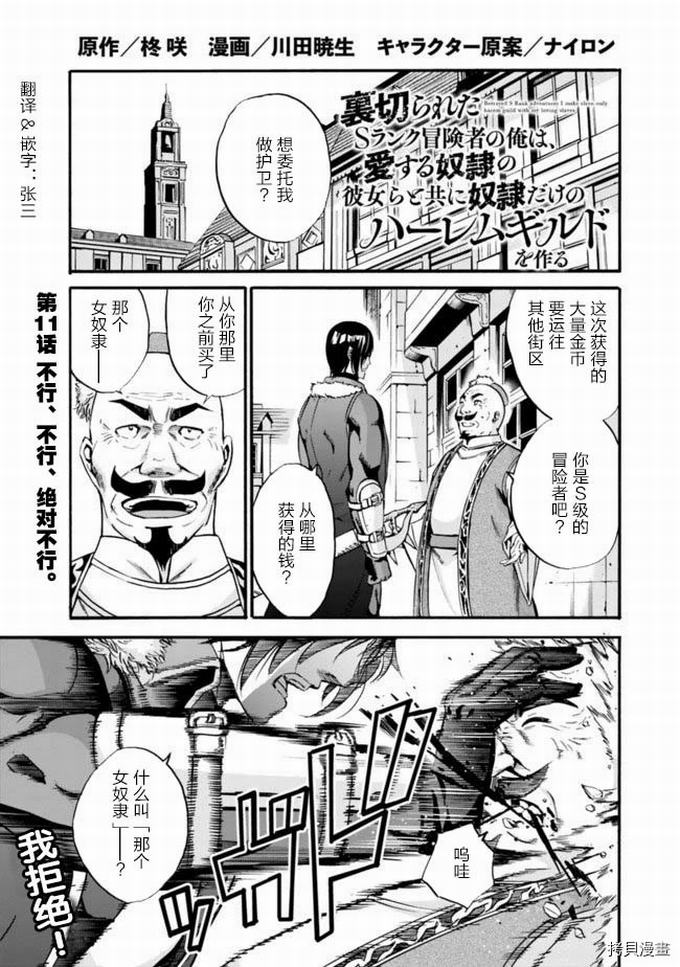 作为被背叛了的S级冒险者的我、决定成立一个只有我所爱的奴隶女孩子们的后宫公会第11话在线观看 - 第1张